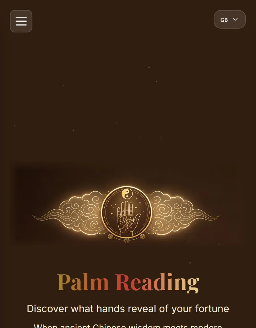 Palm Reading app — AI palm reading screenshot